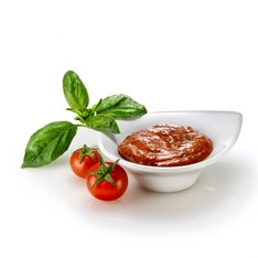 Tomate-Basilikum Maricrème Würzmarinade gebunden