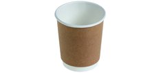 Kaffeebecher double-wall Kraft naturesse isolierend