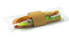 Baguette with perforated film Folie 21cm breit