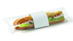 Baguette with perforated film Folie 21cm breit