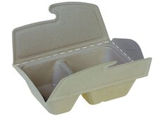 Meal Box Naturesse, rectangulaire, 2 compartiments