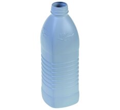Milchflasche eckig mit Schraubverschluss