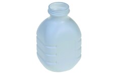 Milchflasche eckig mit Schnappverschluss