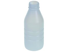 Milchflasche rund mit Schraubverschluss