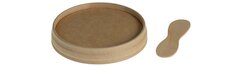 Deckel zu Eisbecher inkl. Holz-Löffel