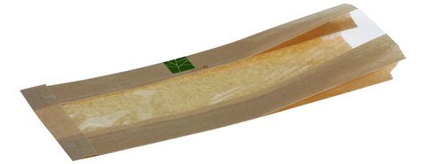 Brotbeutel Fenster eingemittet