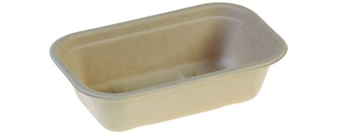 Schale nature, 650ml, r.eckig 205x130x56mm, naturesse