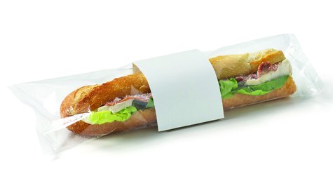Baguette with perforated film 21cm
