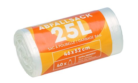 Abfallsack, perforiert ohne Zug- und Verschlussband belesse