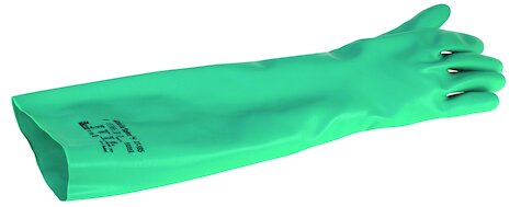 Schutzhandschuh Nitril, puderfrei chemikalienbeständig