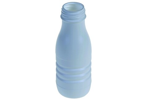 Milchflasche rund mit Schraubverschluss