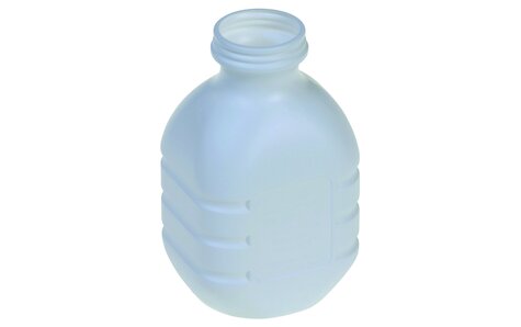 Milchflasche eckig mit Schnappverschluss