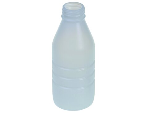 Milchflasche rund mit Schraubverschluss