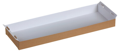 Kartonbackeinlage Schnittenblech breit