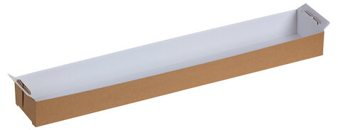 Kartonbackeinlage Schnittenblech schmal