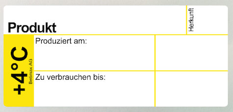 Etiketten +4°C